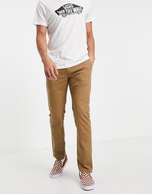 Khaki pants with clearance vans