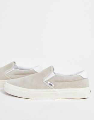suede van slip ons