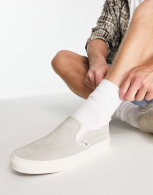 van suede slip on