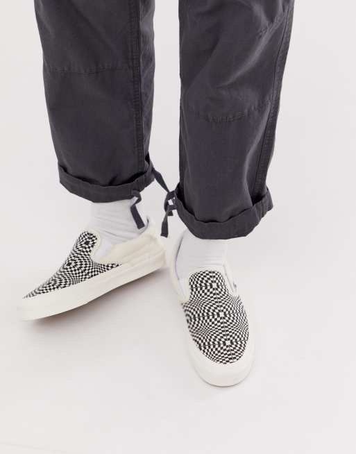 Vans slip on damier pas cher hot sale