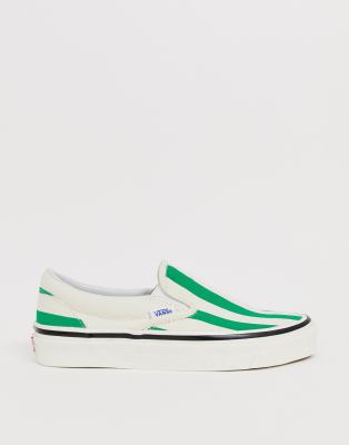 vans green stripe