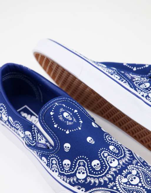 Vans slip on outlet bleu