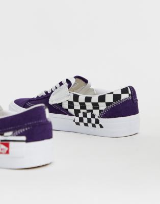 purple vans laces