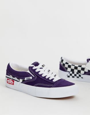 purple vans laces