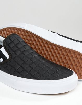vans leather checkerboard