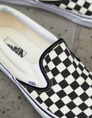 vans checkered plimsolls
