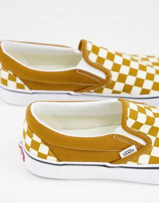 brown checker vans