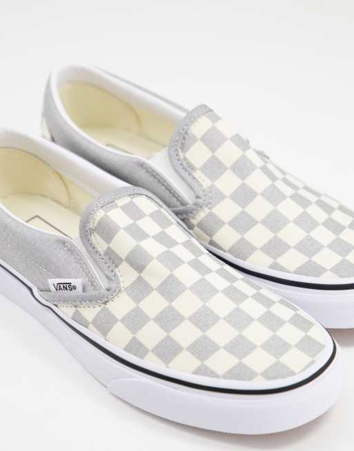 Grey sale checkered vans