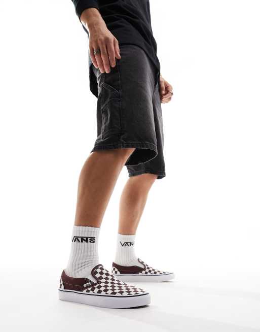 Vans true hot sale white checkered