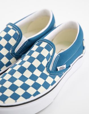 vans slip on bleu