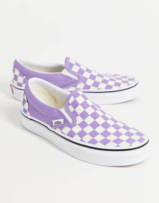vans chequered trainers