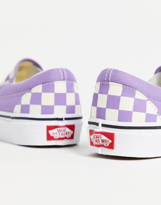 Violet store checkerboard vans