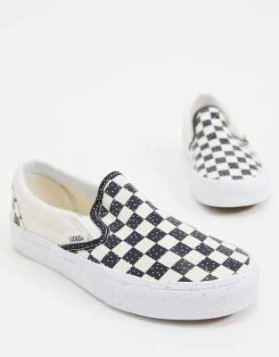 confetti checkered vans
