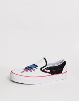 slip on vans off the wall