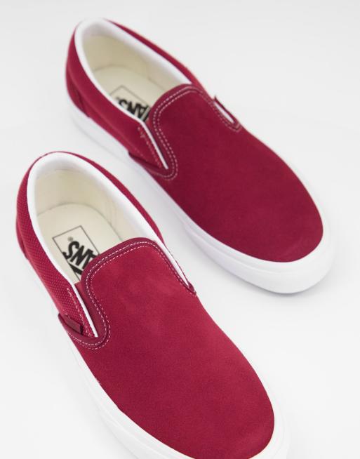 Vans slip cheap on bordeaux