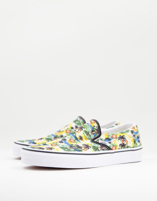 Vans Slip-On Palm sneakers in multi | ASOS