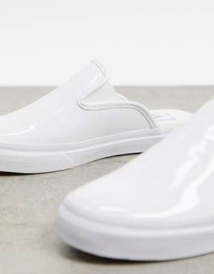 mule sneakers white