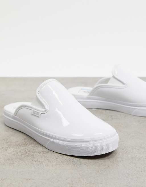 Famous footwear white sale slip on vans