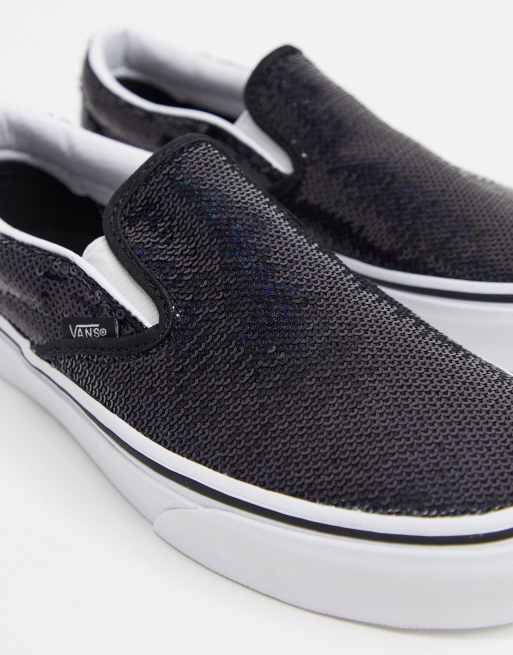 Black glitter clearance vans size 4