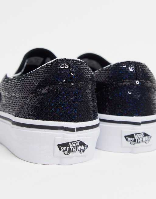 Sparkly 2025 vans black