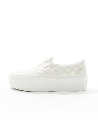 White Checkered Vans Vans Slip On Reflective White Vans Slip On