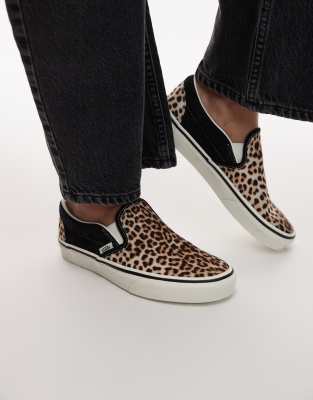  Slip-On trainers in leopard print