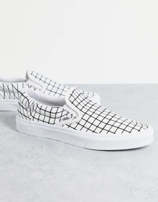 vans slip on checkerboard asos