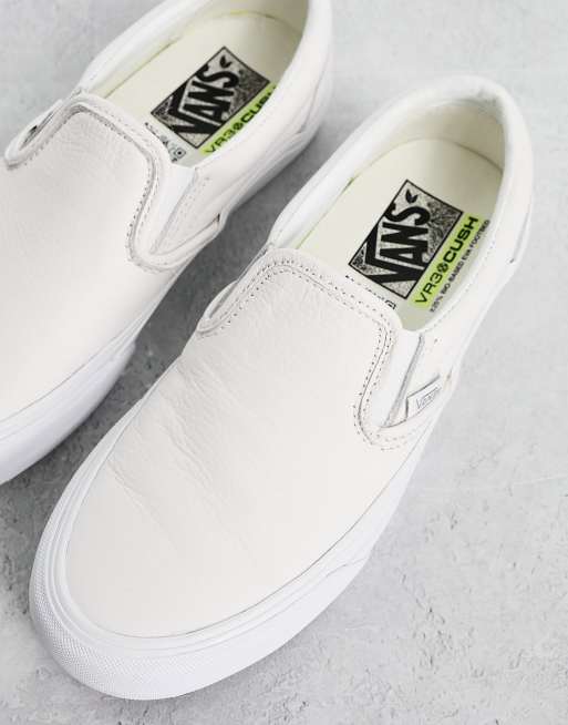 Slip on vans white on sale sale