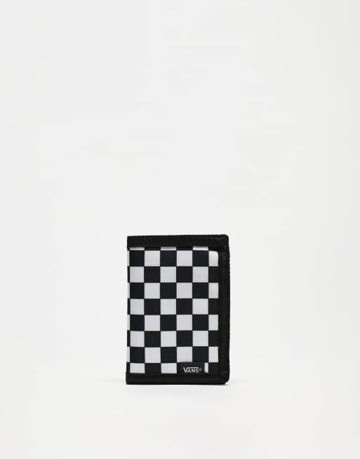 Vans - Slipped - Portefeuille à damier - Noir et blanc 