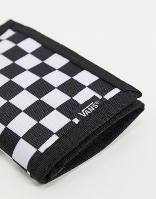 vans checkerboard wallet