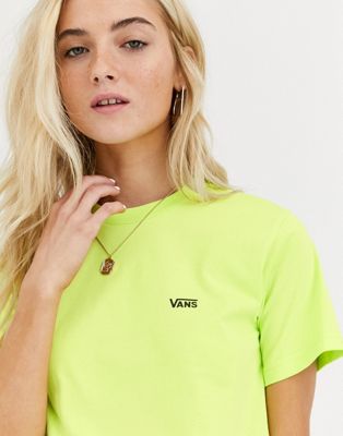 Vans Small Logo neon green t-shirt | ASOS