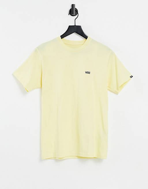  Vans Small Logo t-shirt in yellow 