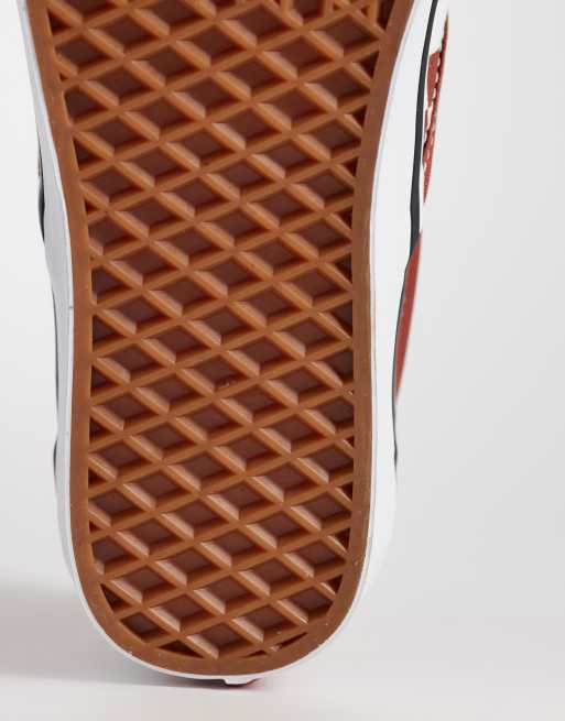 Vans – Sneaker zum Hineinschlüpfen mit Schachbrettmuster in Braun, 5 von 5