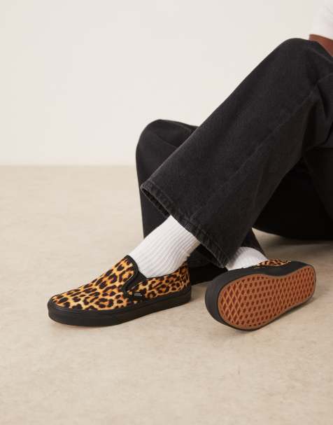 Vans – Sneaker zum Reinschlüpfen mit Leopardenmuster - view 1
