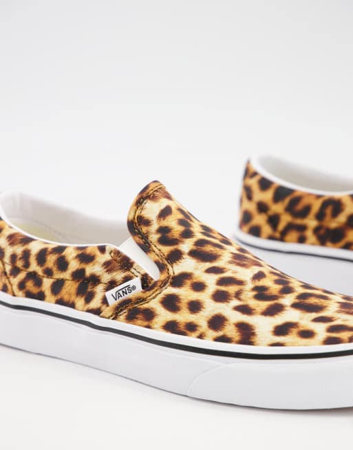 Vans nere clearance leopardate