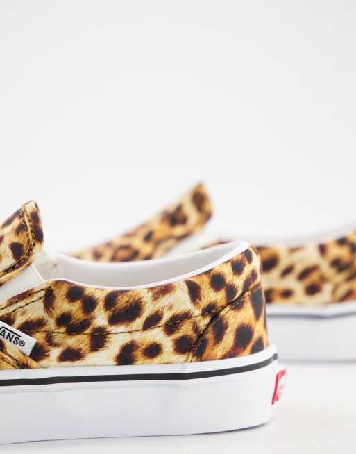 Vans leopardate 2025 senza lacci