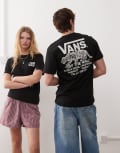 [Vans] Vans sneaky graphic back print t-shirt in black L Black