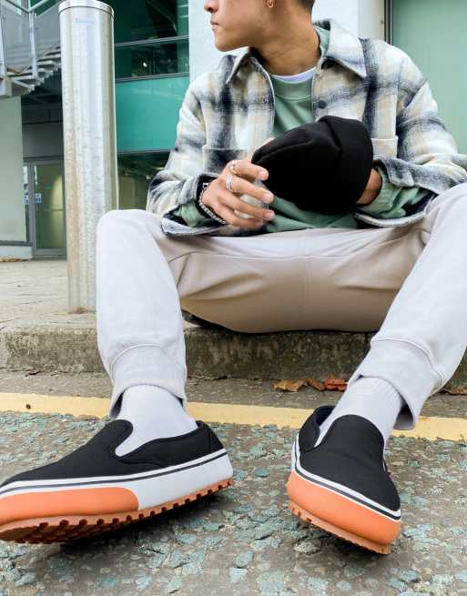 Vans Snow Slippers Vans Snow Lodge VansGuard Trainers In Black