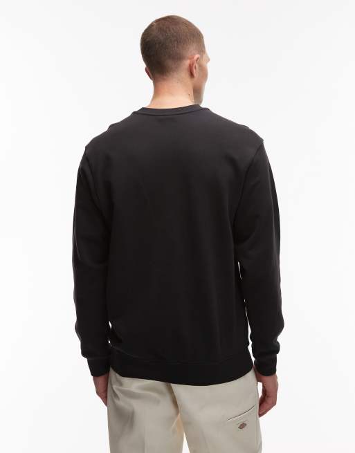 Vans - Sort sweatshirt med løstsiddende pasform og centralt indrammet logo, 3 af 5