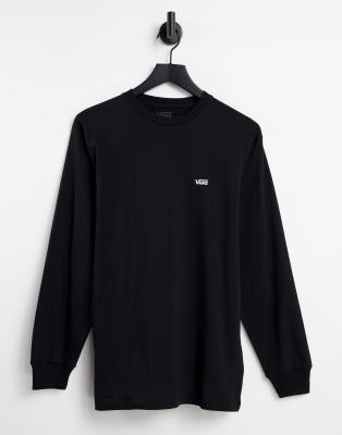 black long sleeve vans top
