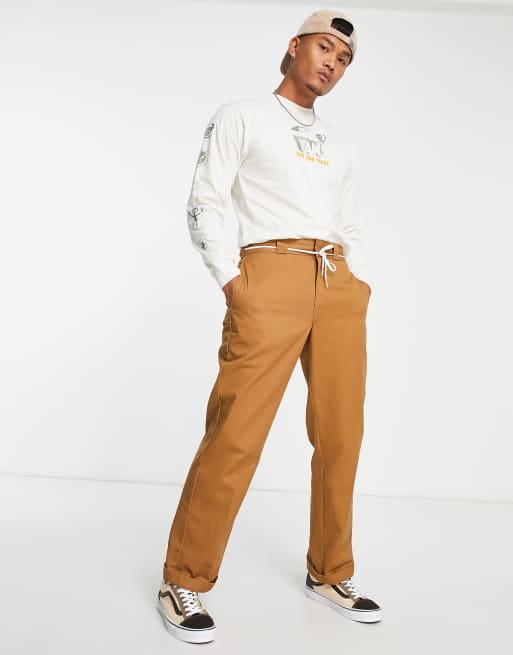 Vans Space Greetings long sleeve t-shirt in off white, 3 of 4