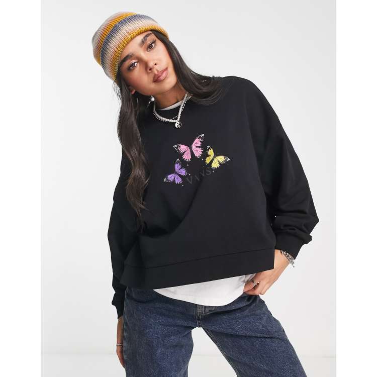 Vans butterfly sweatshirt hotsell