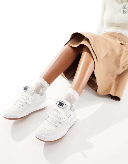 Womens vans gum sole sales