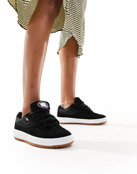 Vans Speed chunky trainers in black and white - view 1