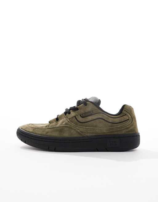 Vans Speed LS trainers in dark olive ASOS