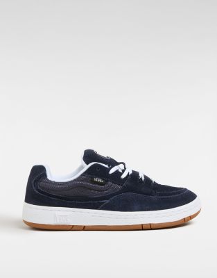 Vans - Speed - Sneaker in Marineblau mit dicker Sohle