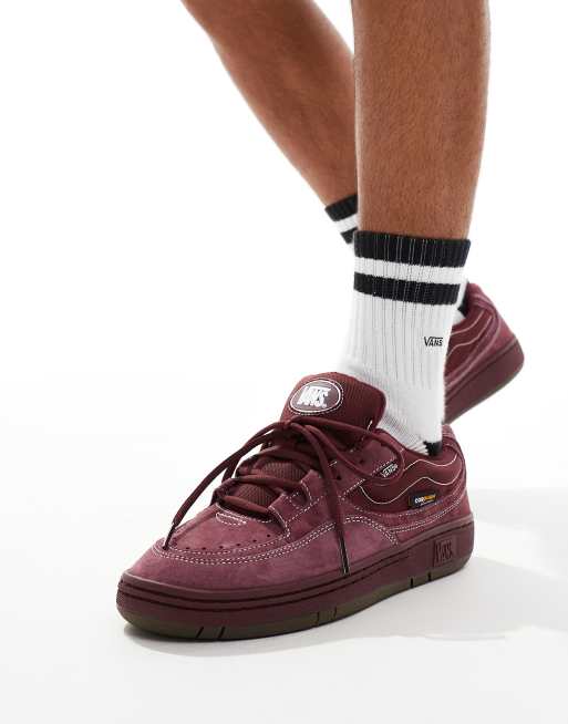 Vans - Speed - Sneakers met Cordura in bordeauxrood, 3 van 5