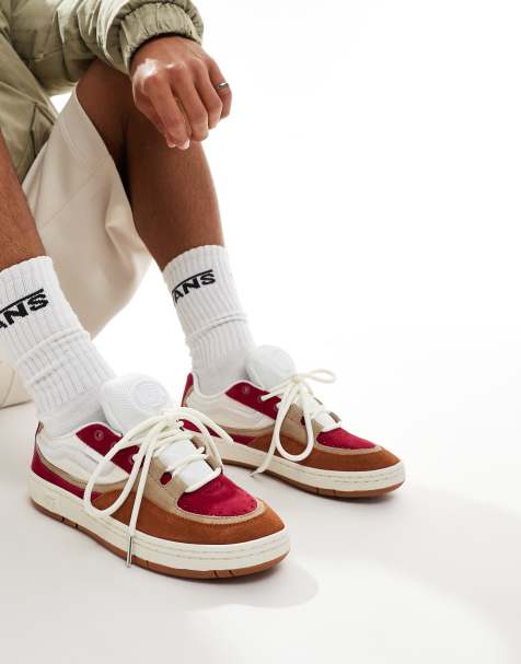 Vans Speed sneakers with pink detail in white - view 1