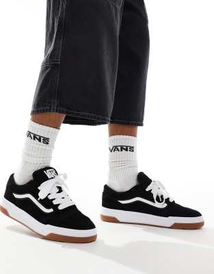 Speed sneakers with white details in all over black