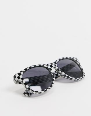 vans black and white sunglasses